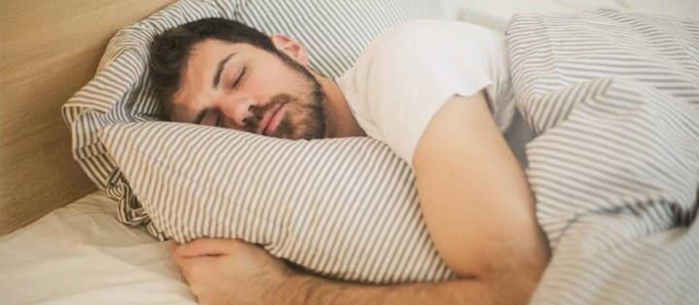 الشخص الذي ينام بشكل مريح