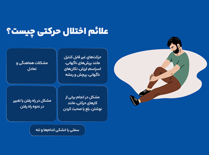 اینفوگرافیک علائم اختلال حرکتی چیست؟